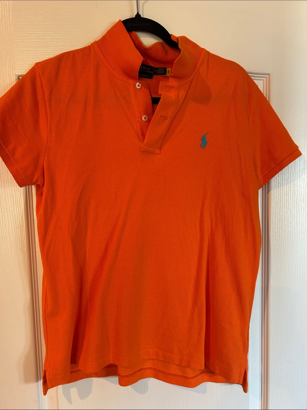 Polo by Ralph Lauren Women’s Orange Short-Sleeve Polo Shirt